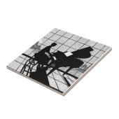 De pianist tegeltje (Zijkant)