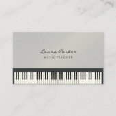 De Pianist van de Musicus van het Toetsenbord van Visitekaartje (Voorkant)