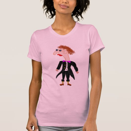 De Pianist Zonder Piano 🎹  T-shirt (Voorkant)