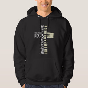 De piano Al Behoefte van I is Muziek Jesus Hoodie