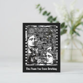 De piano Drink Briefkaart (Staand voorkant)