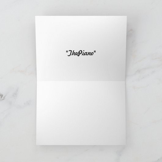 De piano kaart (Binnen)