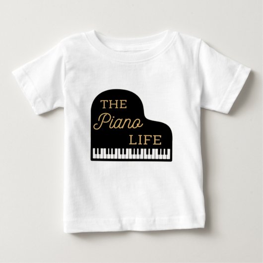 De Piano Life Grand Piano T-Shirt (Voorkant)
