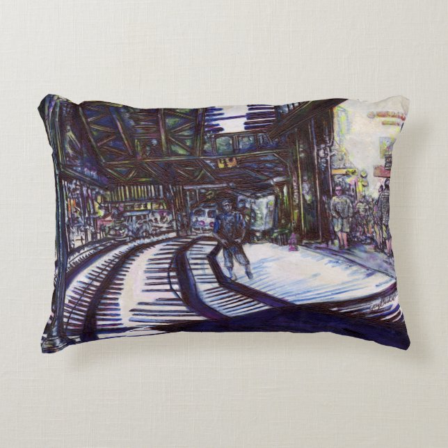 De piano stofzuigen accent kussen (Voorkant)