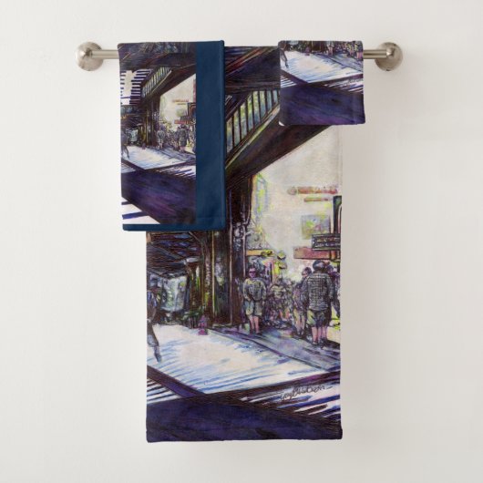 De piano stofzuigen bad handdoek (Insitu)