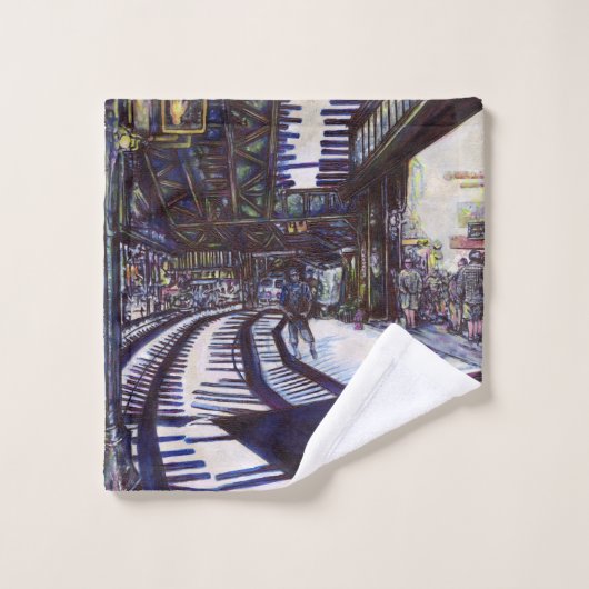 De piano stofzuigen bad handdoek (Wasdoekje)