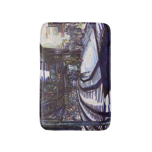 De piano stofzuigen badmat (Voorkant Verticaal)