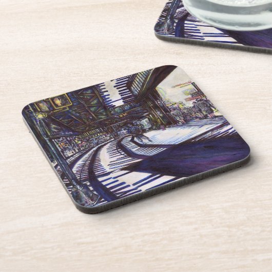 De piano stofzuigen bier onderzetter (Linkerzijde)