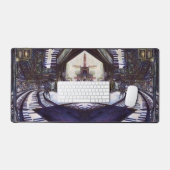 De piano stofzuigen bureaumat (Keyboard & Muis)