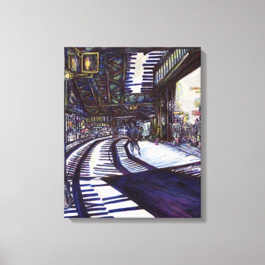 De piano stofzuigen canvas afdruk (Voorkant)