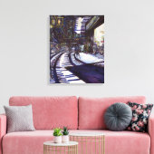 De piano stofzuigen canvas afdruk (Insitu (Woonkamer))