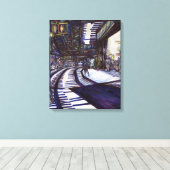 De piano stofzuigen canvas afdruk (Insitu (Houten vloer))