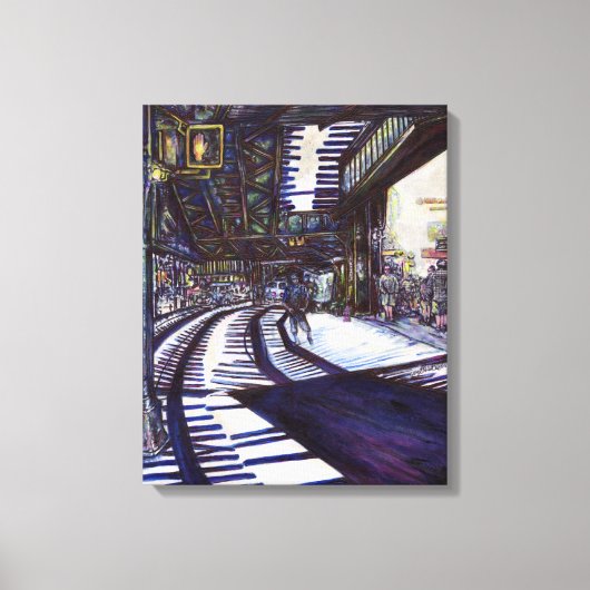 De piano stofzuigen canvas afdruk (Voorkant)