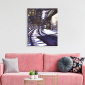 De piano stofzuigen canvas afdruk (Insitu (Woonkamer))