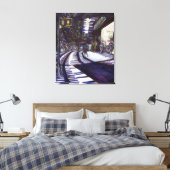 De piano stofzuigen canvas afdruk (Insitu (Slaapkamer))