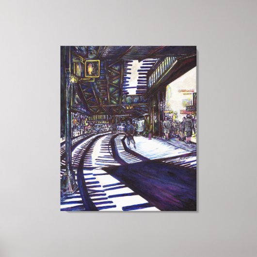 De piano stofzuigen canvas afdruk (Voorkant)