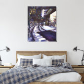 De piano stofzuigen canvas afdruk (Insitu (Slaapkamer))