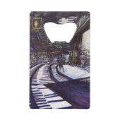 De piano stofzuigen creditkaart flessenopener (Achterkant)