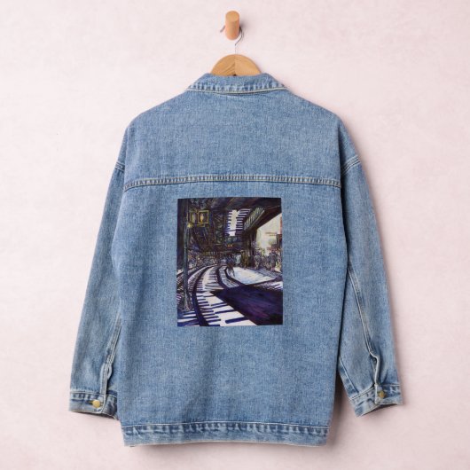 De piano stofzuigen denim jacket (Hangar)