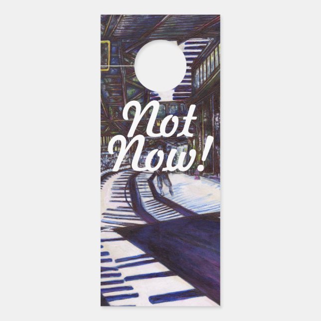 De piano stofzuigen deurhanger (Voorkant)