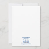 De piano stofzuigen feestdagenkaart (Achterkant)