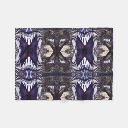 De piano stofzuigen fleece deken (Voorkant (Horizontaal))