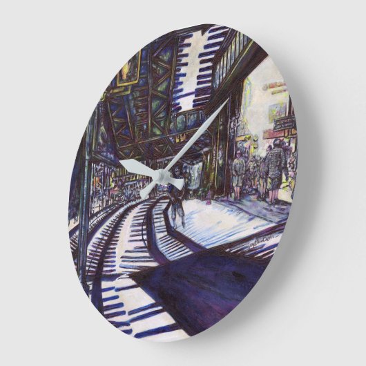 De piano stofzuigen grote klok (Hoek)