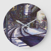 De piano stofzuigen grote klok (Voorkant)