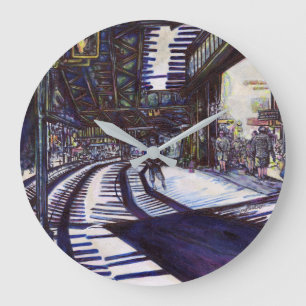 De piano stofzuigen grote klok