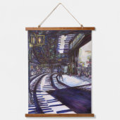 De piano stofzuigen hangend wandkleed (Voorkant)