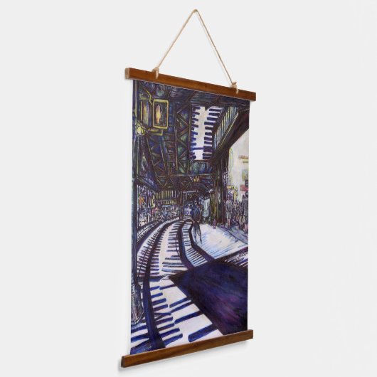 De piano stofzuigen hangend wandkleed (Gebogen)