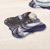 De piano stofzuigen kartonnen onderzetters (Gekanteld)