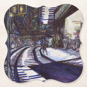 De piano stofzuigen kartonnen onderzetters