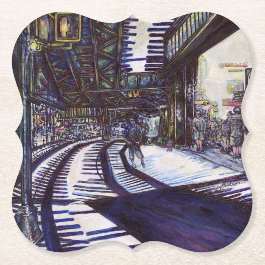 De piano stofzuigen kartonnen onderzetters (Voorkant)