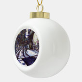 De piano stofzuigen keramische bal ornament (Rechts)