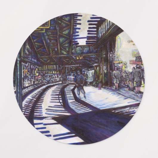 De piano stofzuigen labels (Design 2)