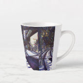 De piano stofzuigen latte mok (Rechts)