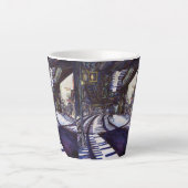 De piano stofzuigen latte mok (Voorkant)