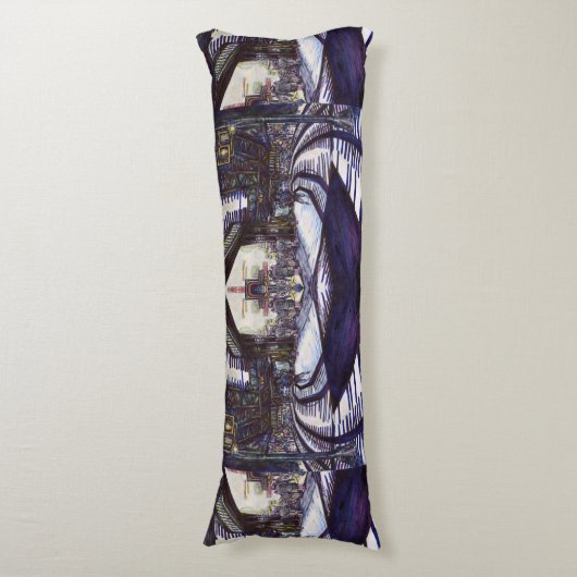 De piano stofzuigen lichaamskussen (Voorkant Verticaal)