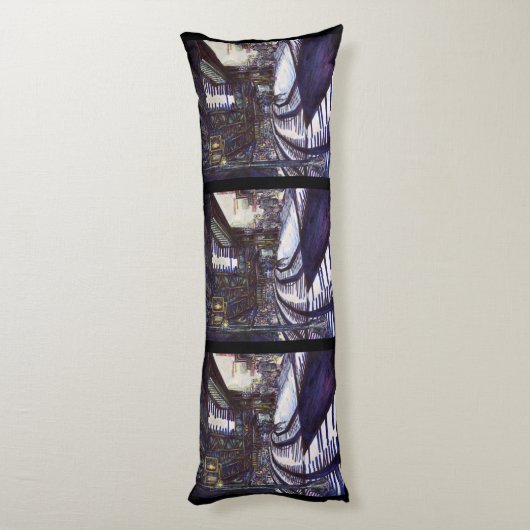 De piano stofzuigen lichaamskussen (Achterkant (Verticaal))