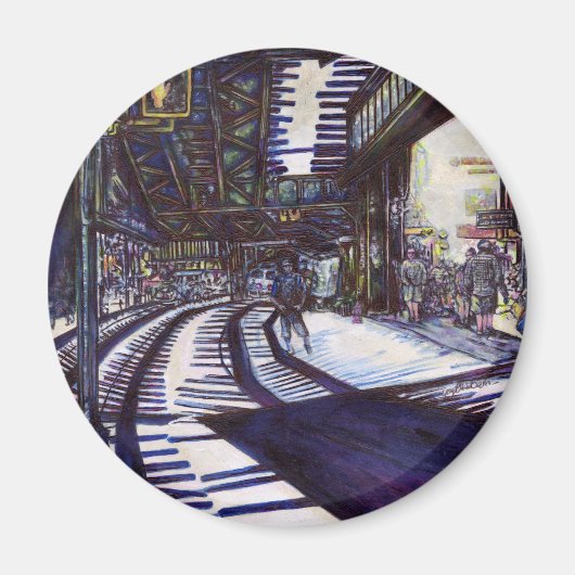 De piano stofzuigen magneet (Voorkant)