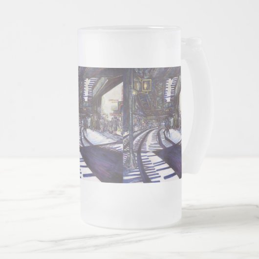 De piano stofzuigen matglas bierpul (Voorkant rechts)