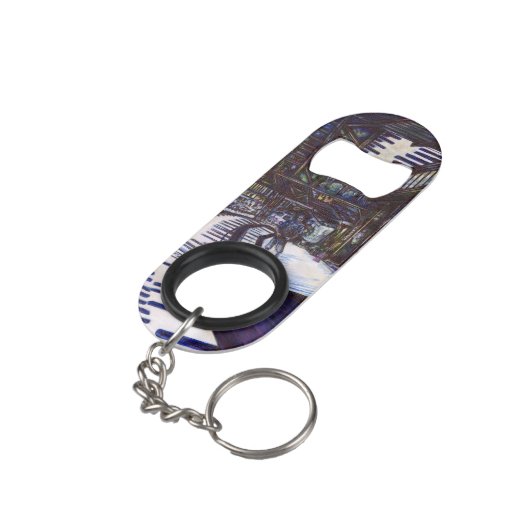 De piano stofzuigen mini flessenopener (Achterkant Gekanteld)