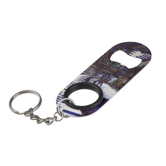 De piano stofzuigen mini flessenopener (Voorkant Gekanteld)