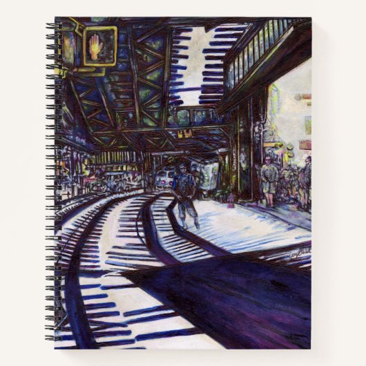 De piano stofzuigen notitieboek (Voorkant)