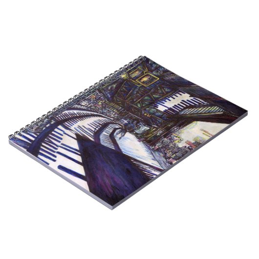 De piano stofzuigen notitieboek (Linkerzijde)