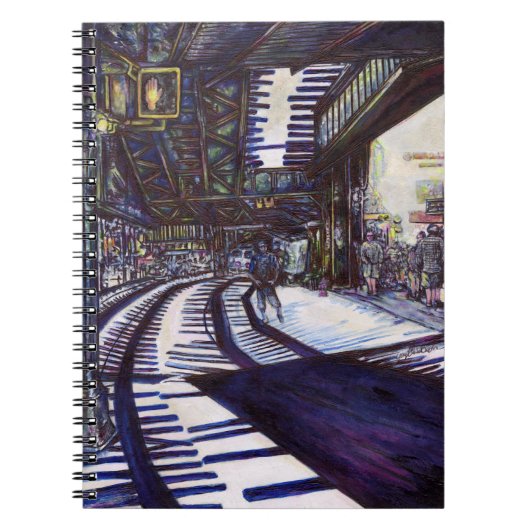 De piano stofzuigen notitieboek (Voorkant)