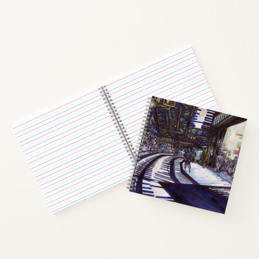 De piano stofzuigen notitieboek (Binnen)