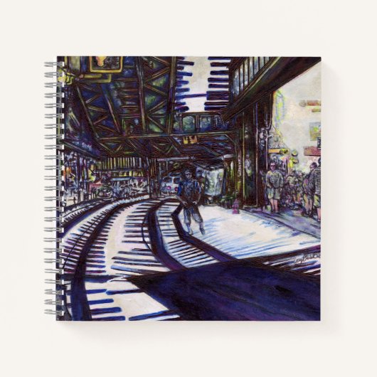 De piano stofzuigen notitieboek (Voorkant)