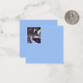 De piano stofzuigen notitiekaartje (Voorkant / Achterkant in situ)